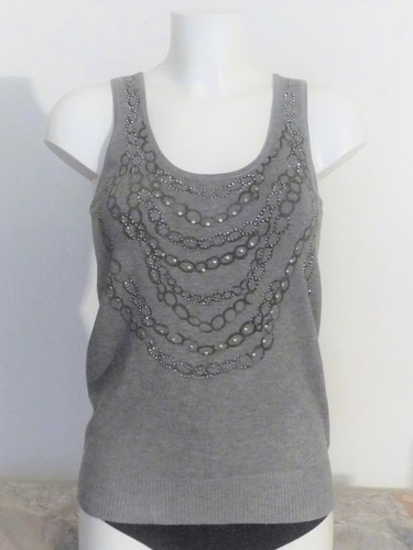 Top tee shirt gris avec - gris,