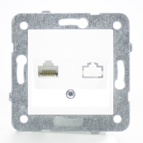 Prise rj45 blanc - prise,