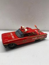 voiture Ford FIRE CHIEF 283 en tole a friction 1960 made in korea sortie grenier