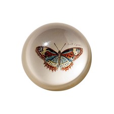 Presse papier papillon verre