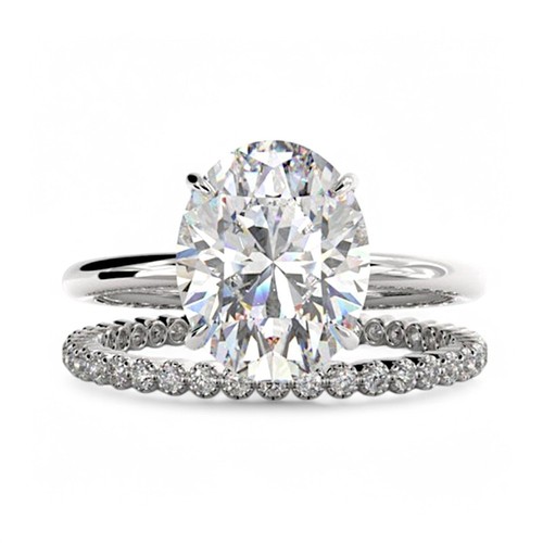 Bague mariage ovale - bague, en