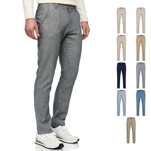 Pantalon lin indicode pour - pantalon,