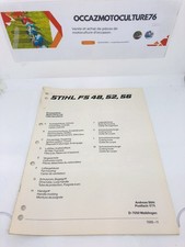Vue Éclatée Débroussailleuse Stihl FS 48, 52, 56 ( Français, Anglais, Allemand )