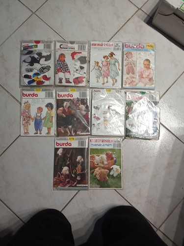 Lot de10 patrons burda - lot,