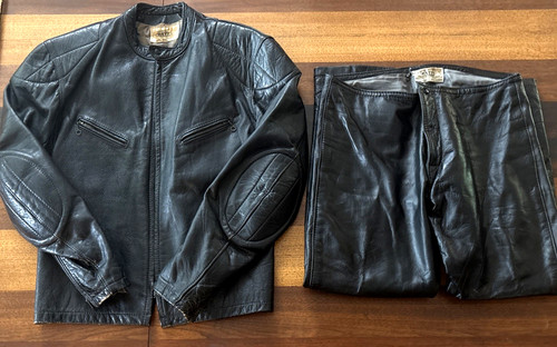 Bates cafe racer leather - 60, s