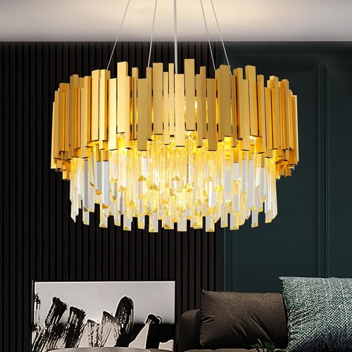 Lustre moderne led cristal - lustre, À