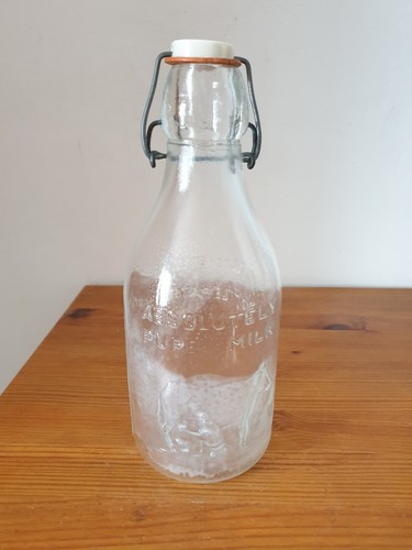 Bouteille lait absolument - bouteille, de