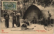 PC ETHNIC TYPES FAMILLE BATEKE FRENCH CONGO (a22919)