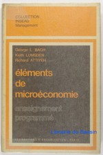 Eléments de Microéconomie