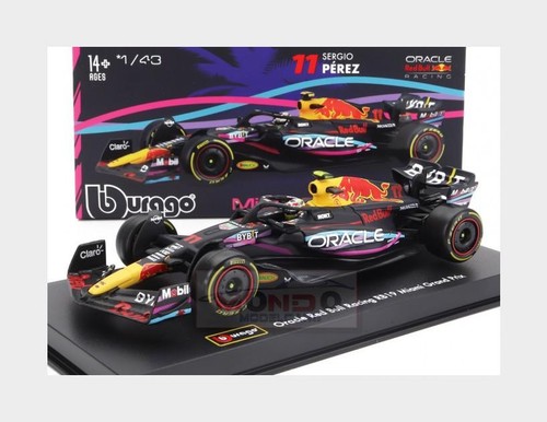 Burago red bull - red, rb19