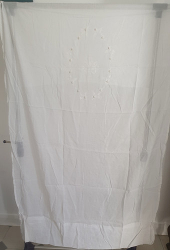 Rideau voilage blanc - neuf, en