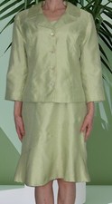 Tailleur vert anis Armand