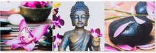 Cadre toile tableau Bouddha et