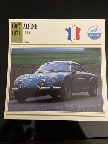 1967 1971 alpine - alpine, 1300g