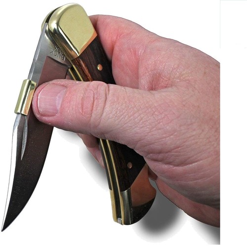 Versatile brass knife thumb - knife,