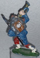 FIGURINE SOLDAT QUIRALU ANCIEN NAPOLEON III CLAIRON & FUSIL & A L'ASSAUT SUPERBE