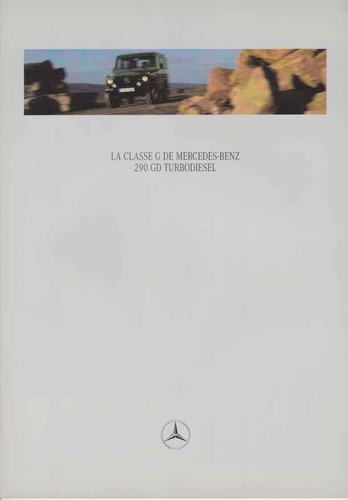 Catalogue brochure mercedes - catalogue, g
