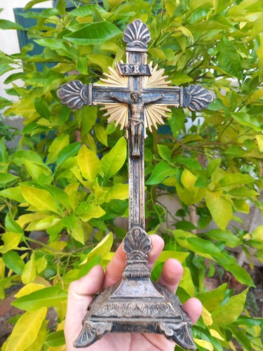 Crucifix croix laiton - crucifix,