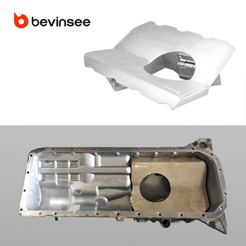 Oil pan baffle - baffle, pour