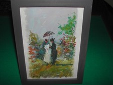 Peinture sur acrylique papier