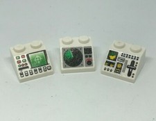 LEGO Avion Bateau Espace : 3x Ecran d'ordinateur , Radar , Commande de pilotage