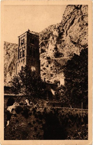 Old postcard vieux clocher - postcard,