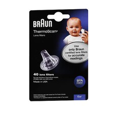 Filtres Hygiéniques Pour Thermoscan Oreille 40 Chacun Par Braun
