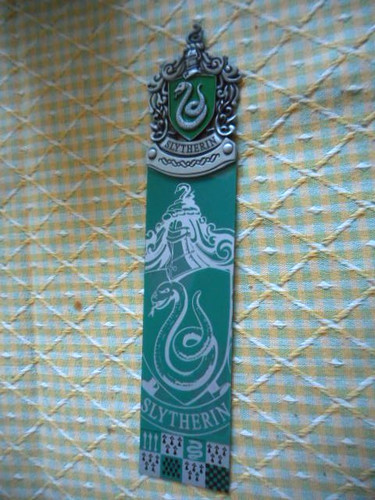 Marque page serpentard - page,