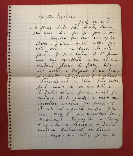 Fz9 lettre autographe signée - autographe,