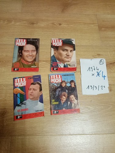 Lot magazines 1974 télé - magazines,