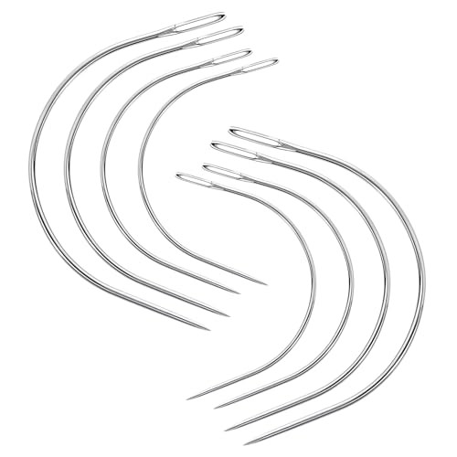 Jiyin 8pcs aiguilles - jiyin, courbé