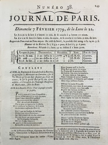 Marie antoinette 1779 les cent - 1779,