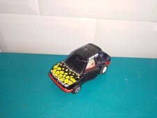 0303246 Voiture Majorette cassée peugeot 205 noire turboom