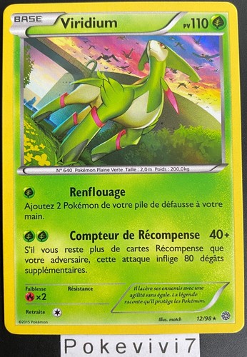 Carte pokemon viridium 98 - viridium, 12/98