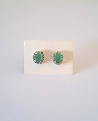 Boucles oreille émeraude - boucles,