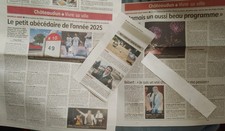 Bébert les Forbans lot 3 articles presse régionale 2024 2025