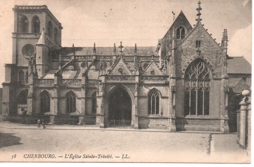 Cpa cherbourg l eglise - cherbourg,