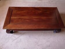 TABLE BASSE DE SALON STYLE COLONIAL BOIS TECK