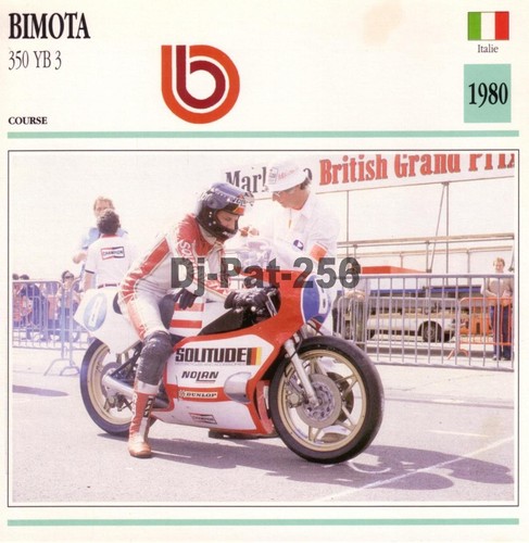 Fiche moto bimota yb3 - yb3, 350