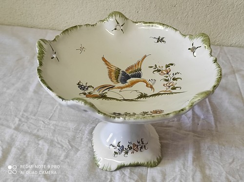 Compotier décors moustiers - compotier,