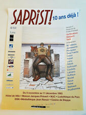 AFFICHE 10 ANS DE SAPRISTI