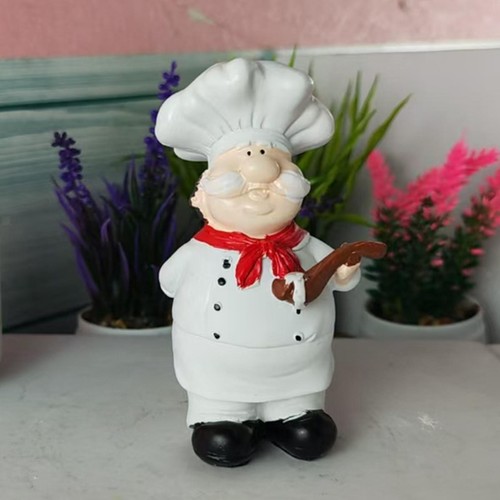 Figurine chef résine - figurine,