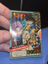 carte dragon Ball Power Level 694 Double Prism Hard FR Near Mind Unpeeled