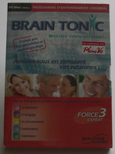 BRAIN TONIC Force 3 Expert coach santé mentale PC / MAC CD ROM NEUF SCELLÉ