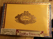 #C-BOITE À CIGARES "PARTAGAS" HABANA - FLOR DE TABACOS - 25 LONDRES FINOS - VIDE