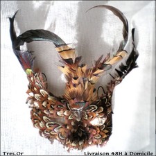 Masque plumes carnaval de - masque,