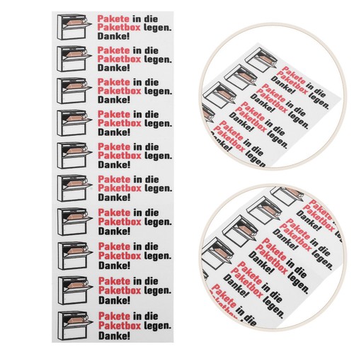 Panneau livraison pvc - de,