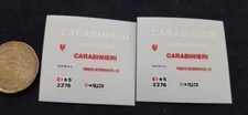 décalcomanie pour douane italie 1/43 carabinieri
