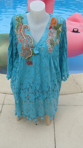 Superbe blouse robe - , antica