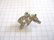 HORSE RIDDING JOCKEYING PIN BADGE CHEVAUX JOCKEY STRASS VINTAGE PINS us2*2